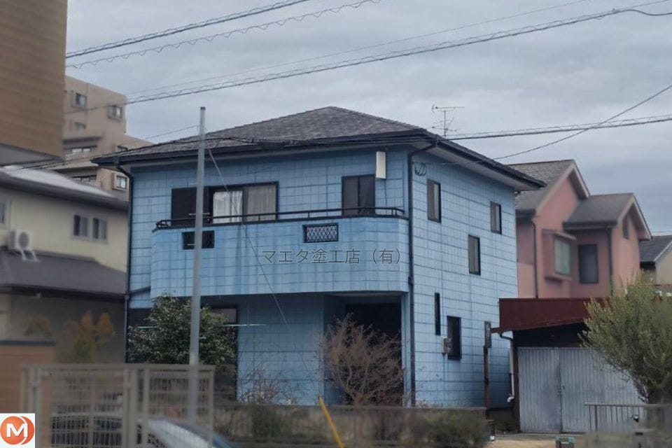 塗装施工例の写真
施工前２（正面）