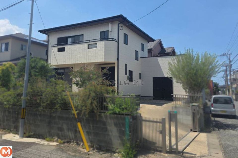 塗装施工例の写真
施工後2（正面）